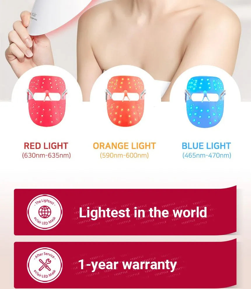 มาส์กบำบัด LED เอแคลร์