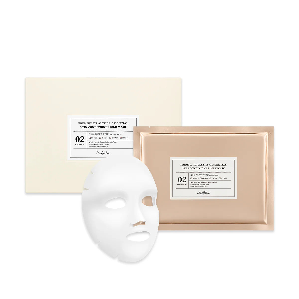 Dr. Althea Premium Essential Skin Conditioner Silk Mask Set