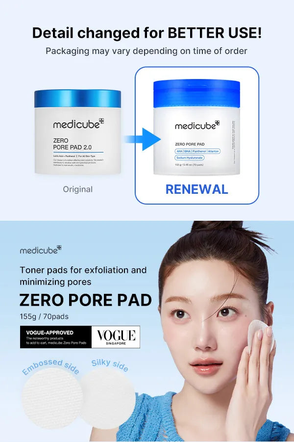 Medicube Zero Pore Pad 2.0